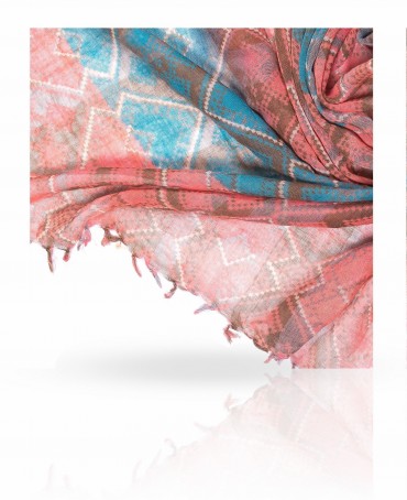 Палантин Женский ZW-BARFI/BR.PEACH